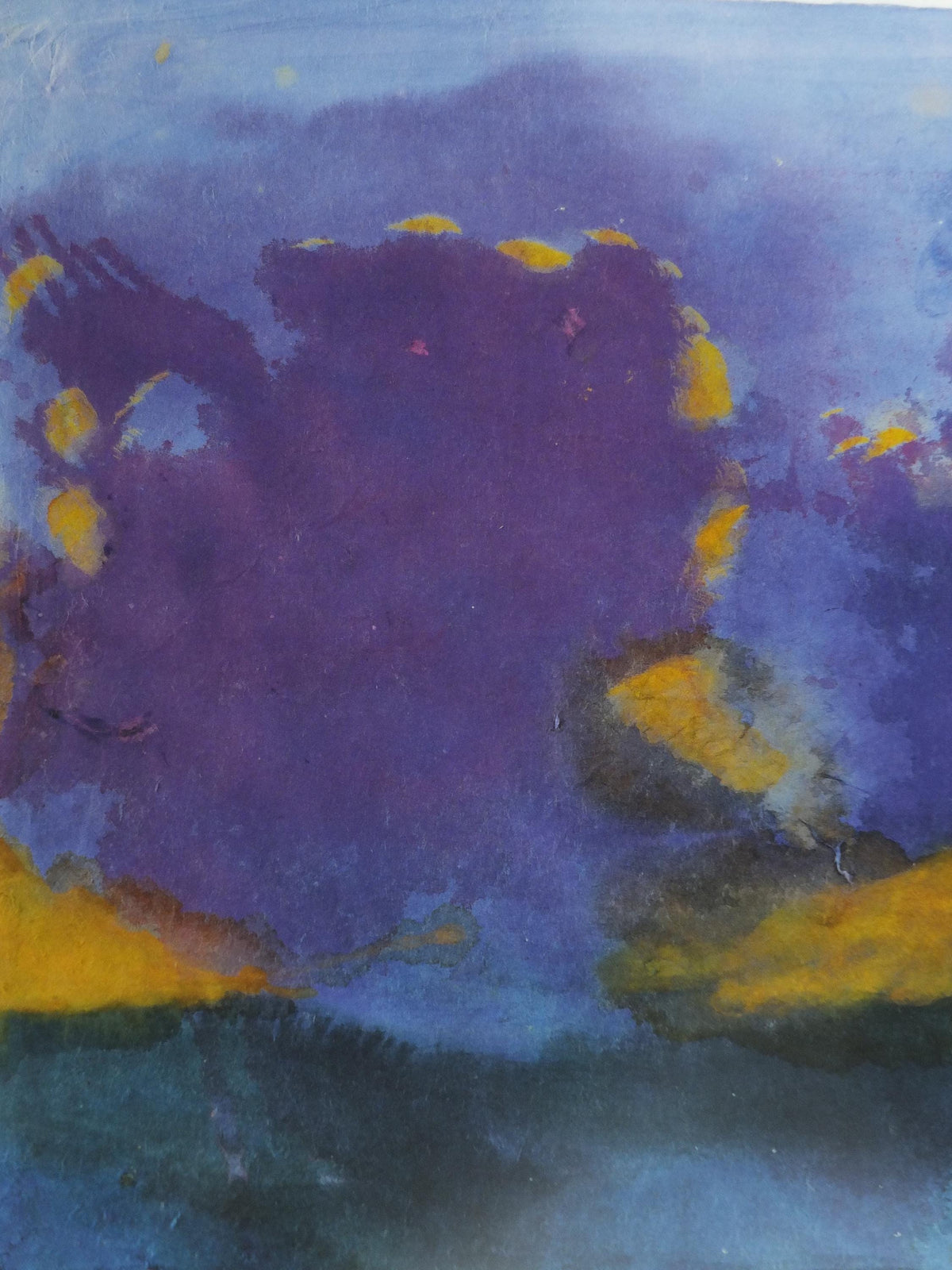 2014 Emil Nolde Poster, Sea with Light Violet Cloud, Berlin Succession, Die Brücke expressionist, Blaue Reiter, gallery wall art decor