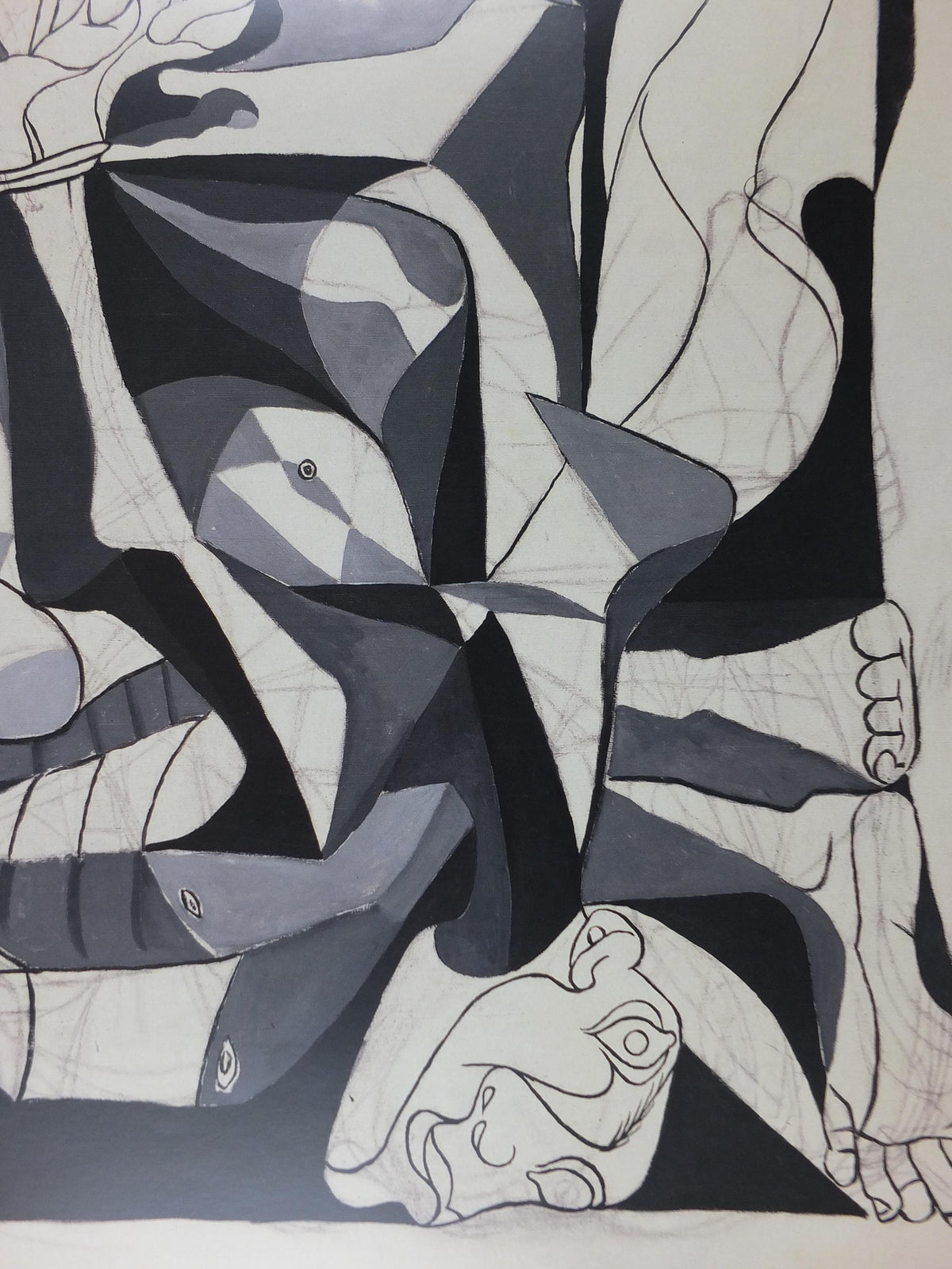 2011 Pablo Picasso Poster, The Charnel House 1944 - 1945, Louisiana Museum of Modern Art, Copenhagen, gallery exhibition, wall art decor