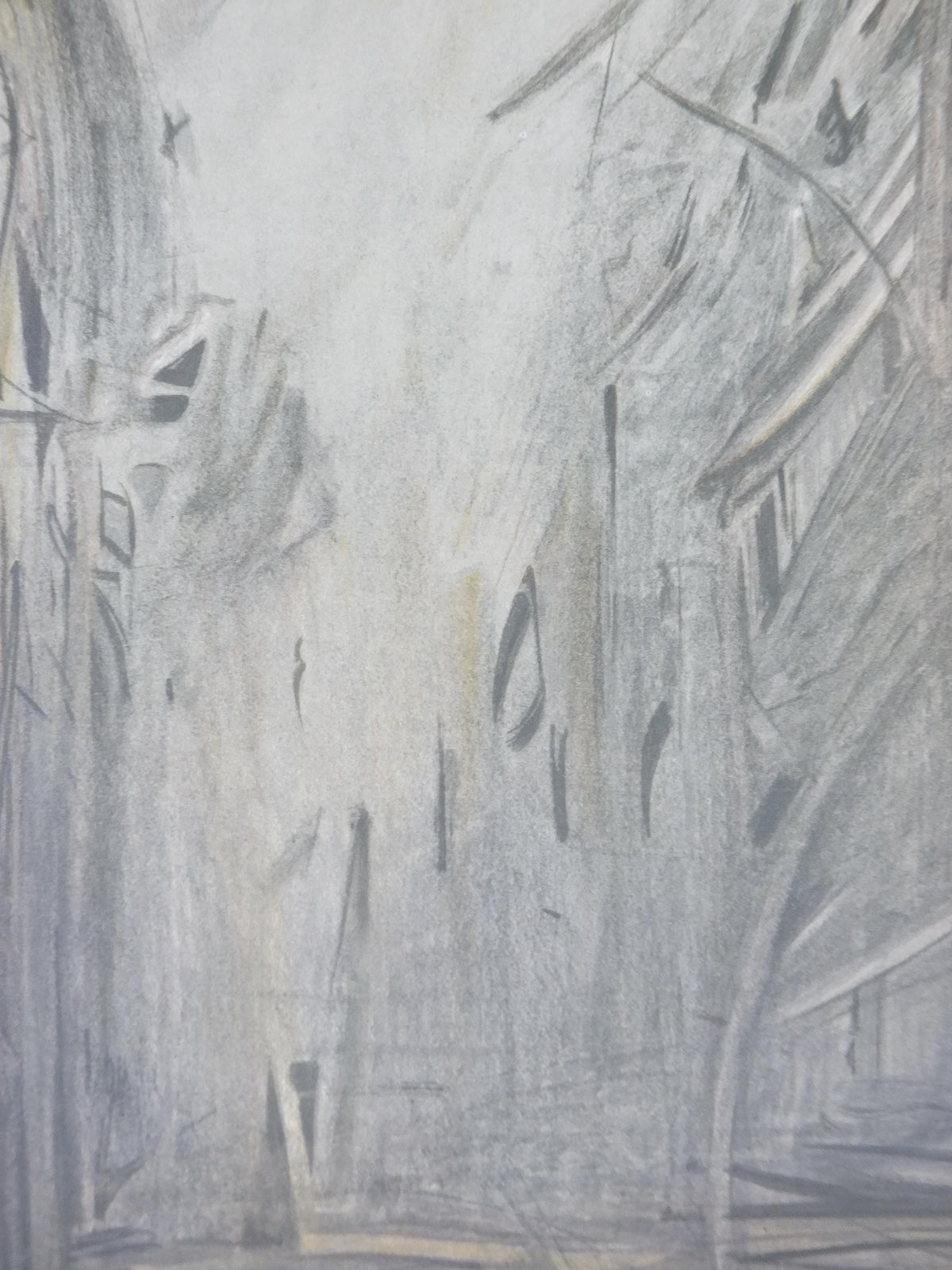 1990 Alberto Giacometti Poster, Rue d'Alesia, Galerie Maeght, Modernism, gallery exhibition, wall art decor