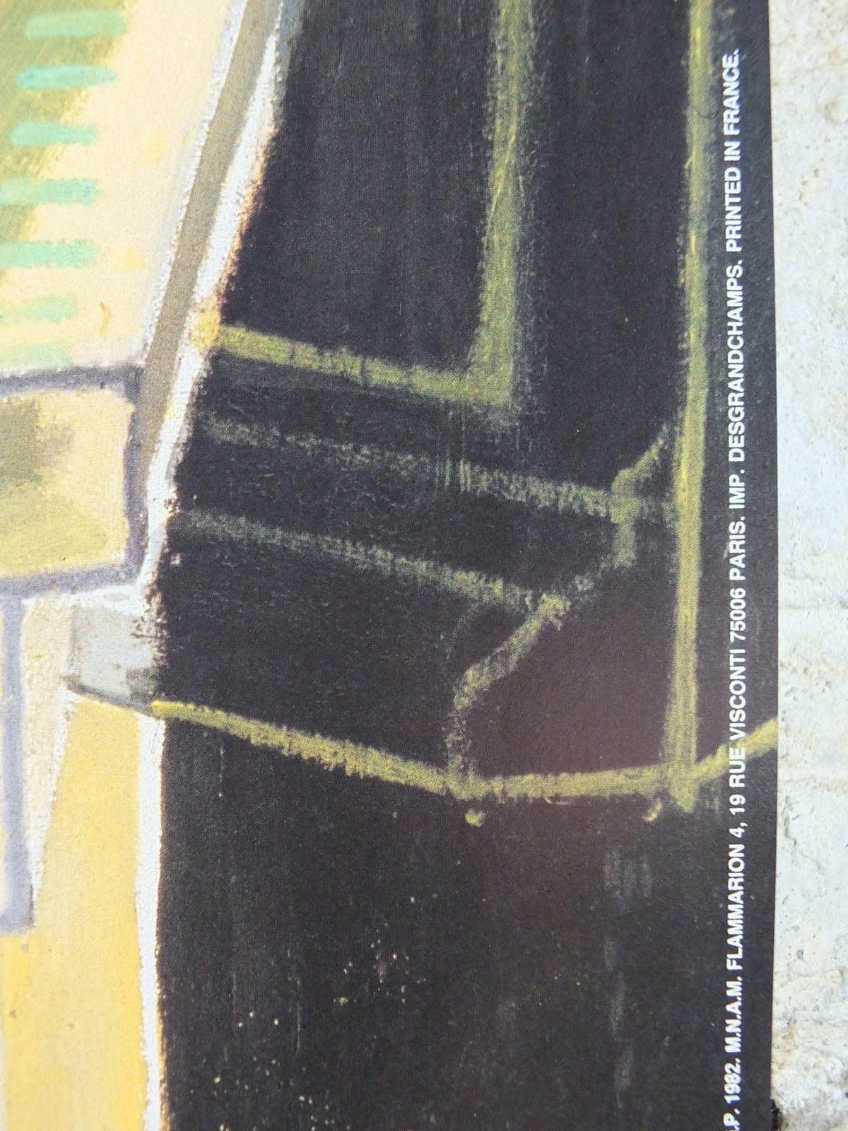 1982 Georges Braque Poster, La toilette devant la fenêtre 1942, The dressing table in front of the window, Cubism, Fauvism, wall art decor