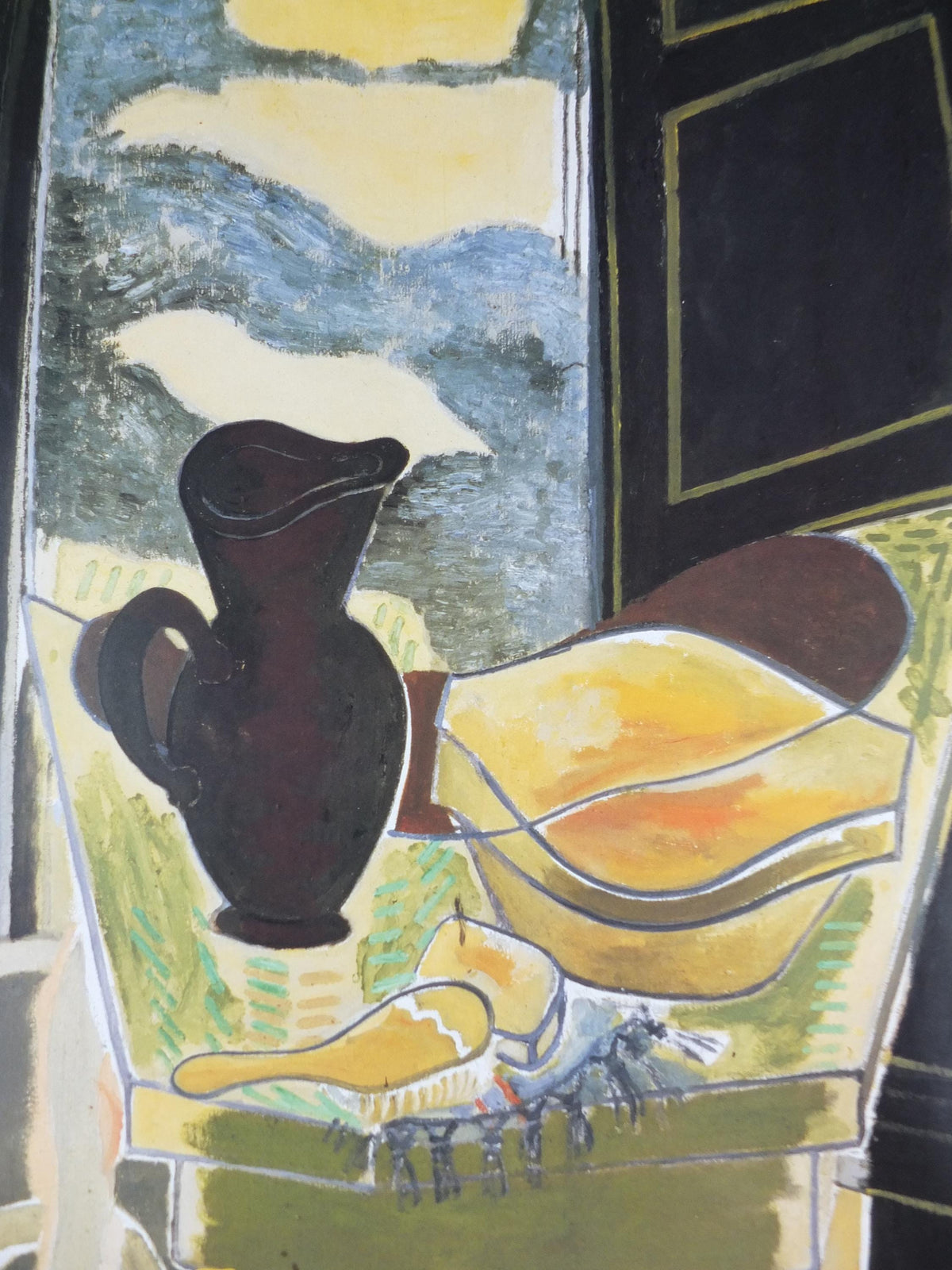1982 Georges Braque Poster, La toilette devant la fenêtre 1942, The dressing table in front of the window, Cubism, Fauvism, wall art decor