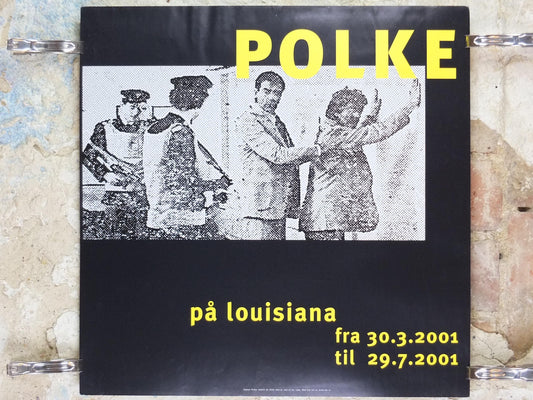 2001 Sigmar Polke Poster, Seiht man ja was es ist? 1984, You can see what it is, Police arrest, Capitalist Realism, wall art decor