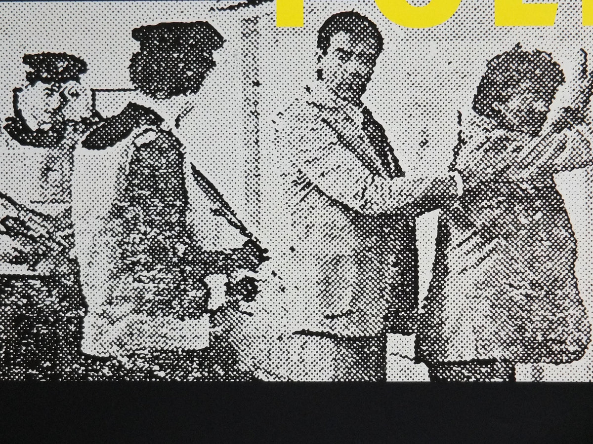 2001 Sigmar Polke Poster, Seiht man ja was es ist? 1984, You can see what it is, Police arrest, Capitalist Realism, wall art decor