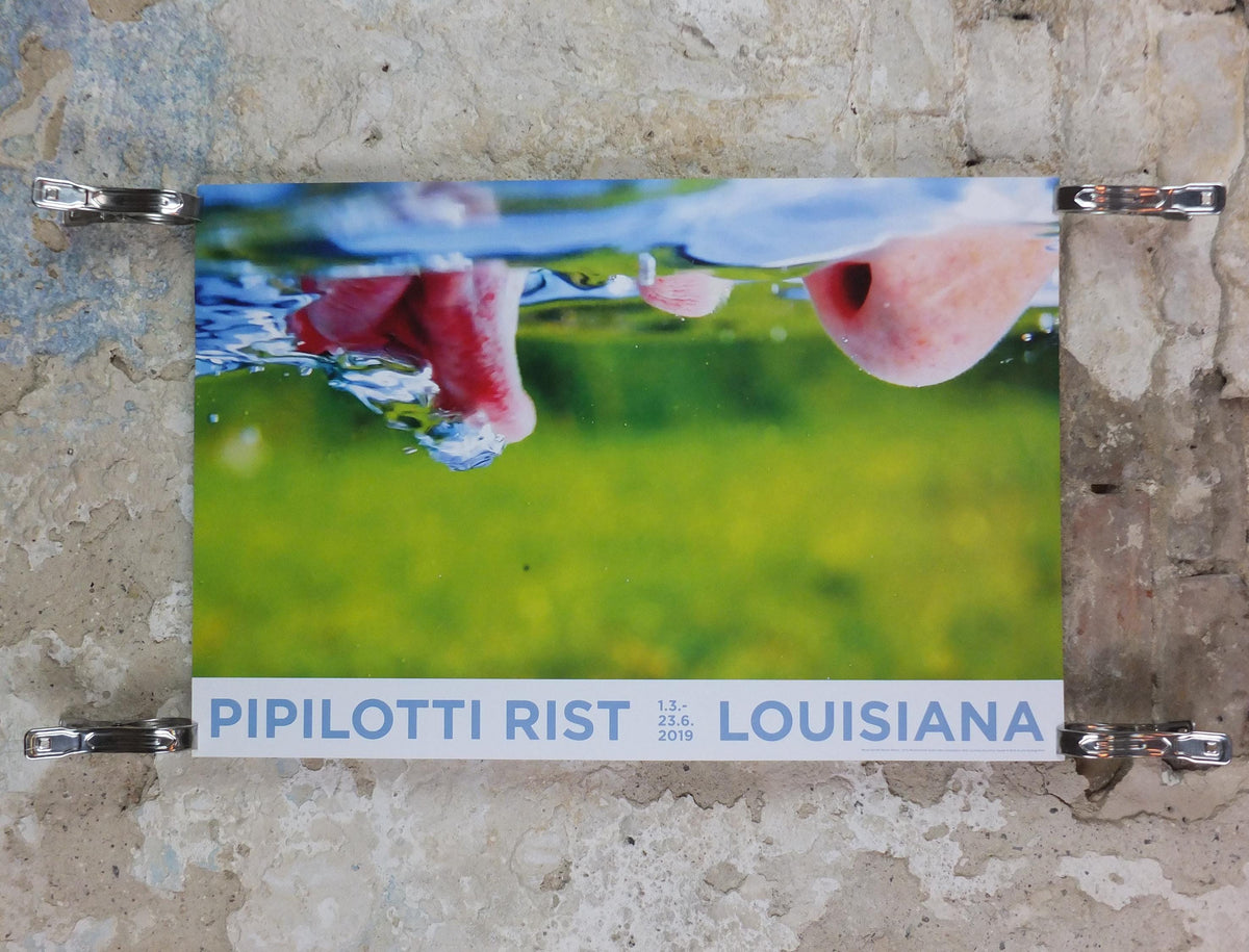2019 Pipilotti Rist Poster, Mercy Garden Retour 2014, nose, lips and tongue, Feminist audiovisual art, gallery exhibition, wall art decor