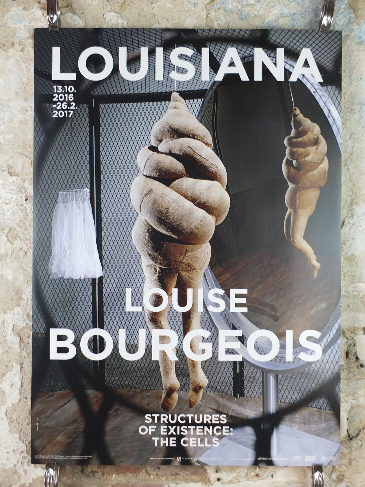 2016 Louise Bourgeois Poster, Cell XXVI 2003, Louisiana Museum of Modern Art, Sculpture Surrealism Feminism, retro wall art decor