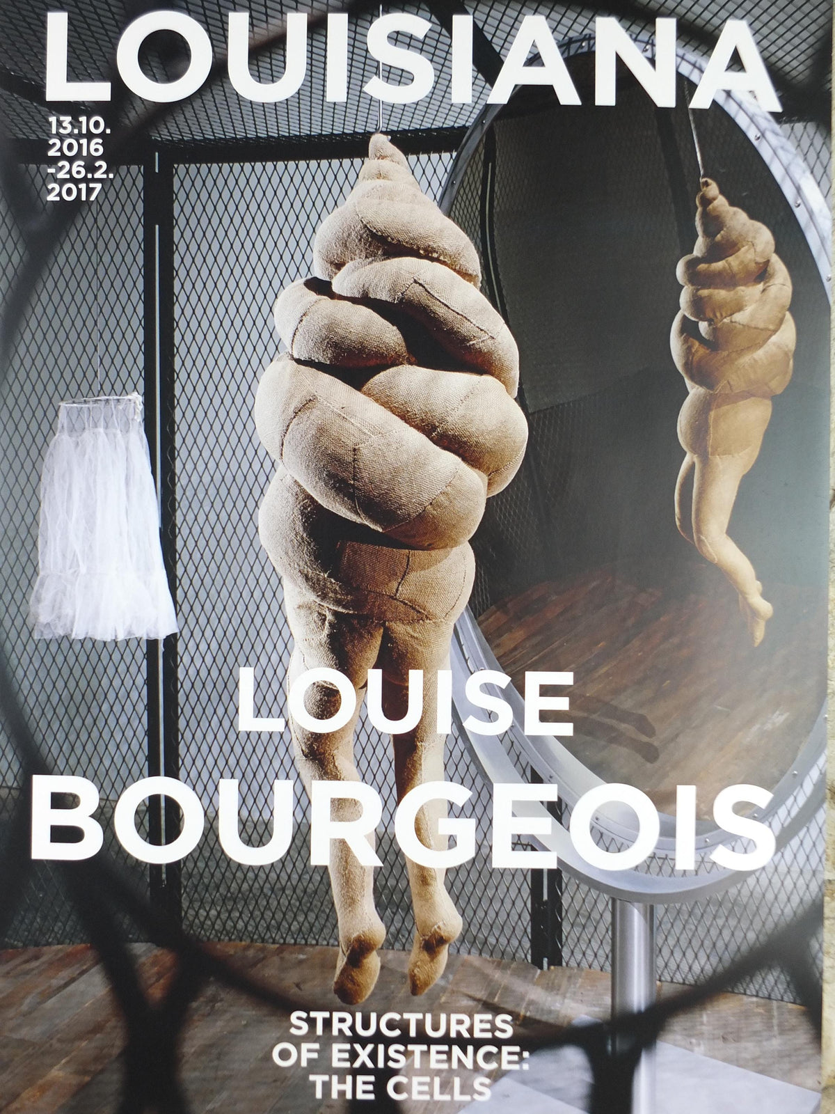 2016 Louise Bourgeois Poster, Cell XXVI 2003, Louisiana Museum of Modern Art, Sculpture Surrealism Feminism, retro wall art decor