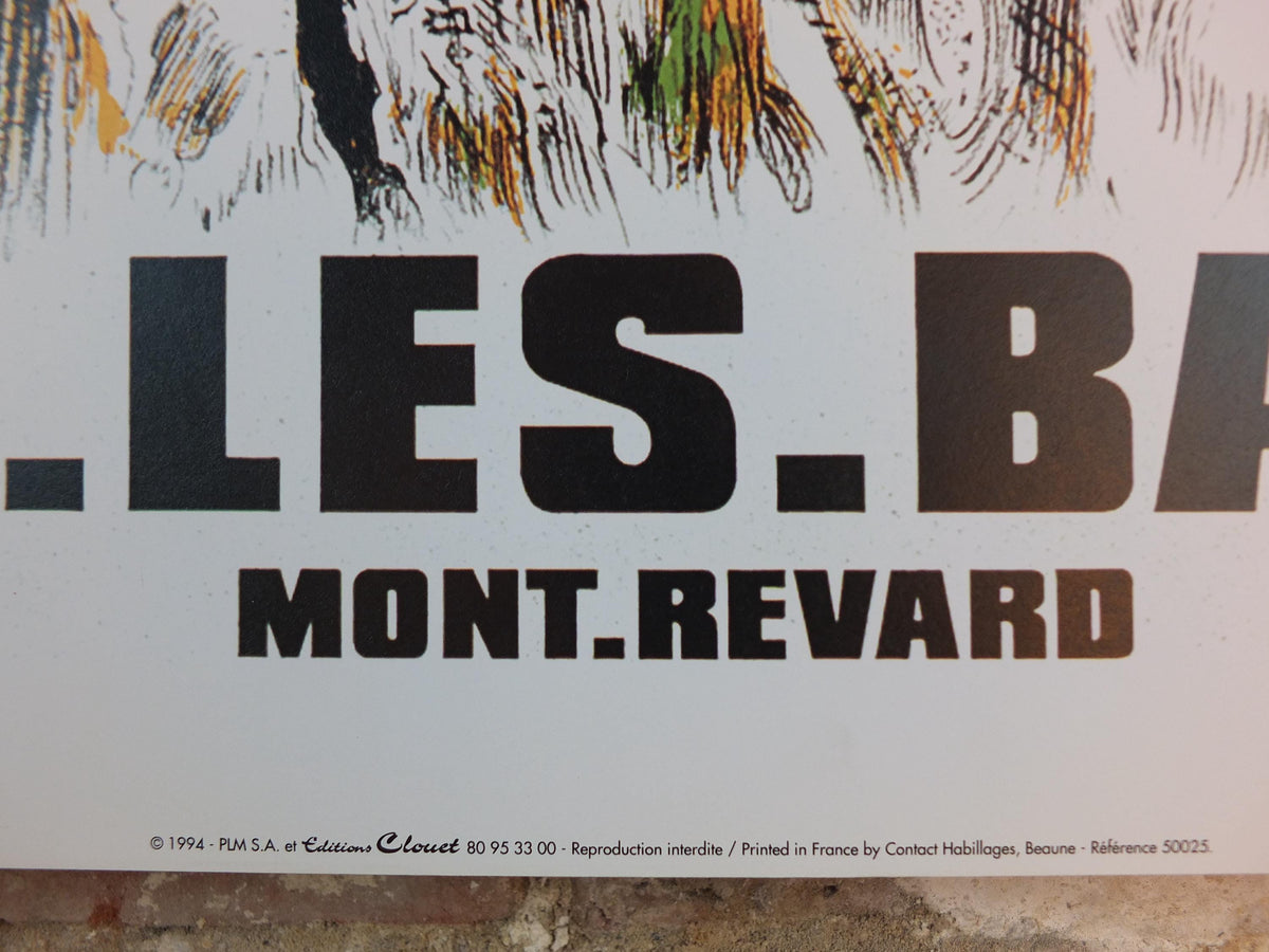 1994 Aix Les Bains Poster, Mont Revard, Spa town and outdoor activities in France, Art Deco and Belle Époque, travel wall art decor
