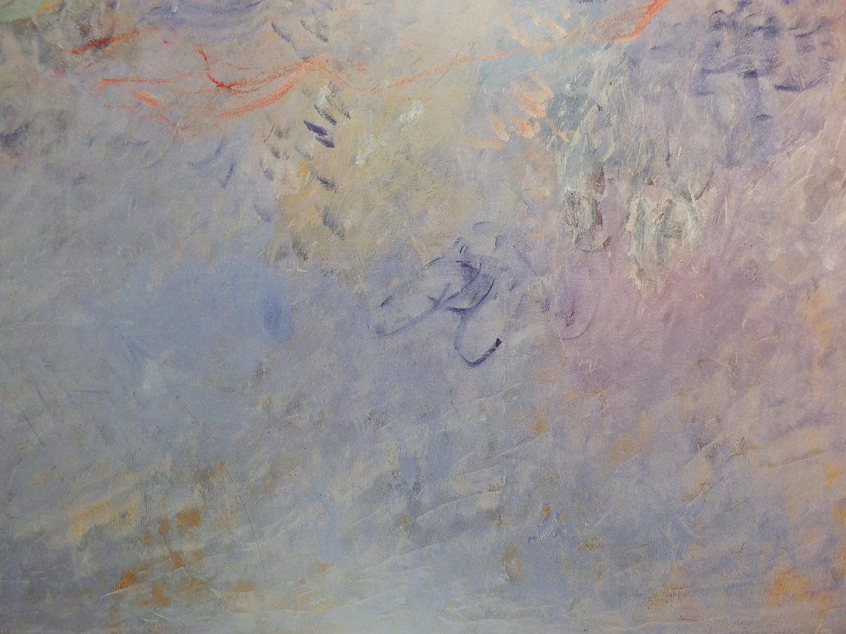 1993 Claude Monet Poster, Wisteria 1919 1920, Louisiana Museum of Modern Art, Glysines, Impression gallery exhibition, wall art decor