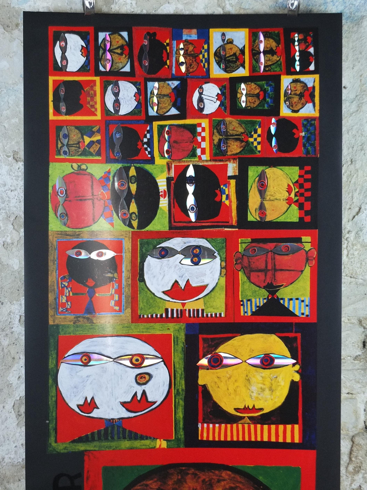 1999 Friedensreich Hundertwasser Poster, We live in Paradise, Wir leben im Paradies, wall art decor