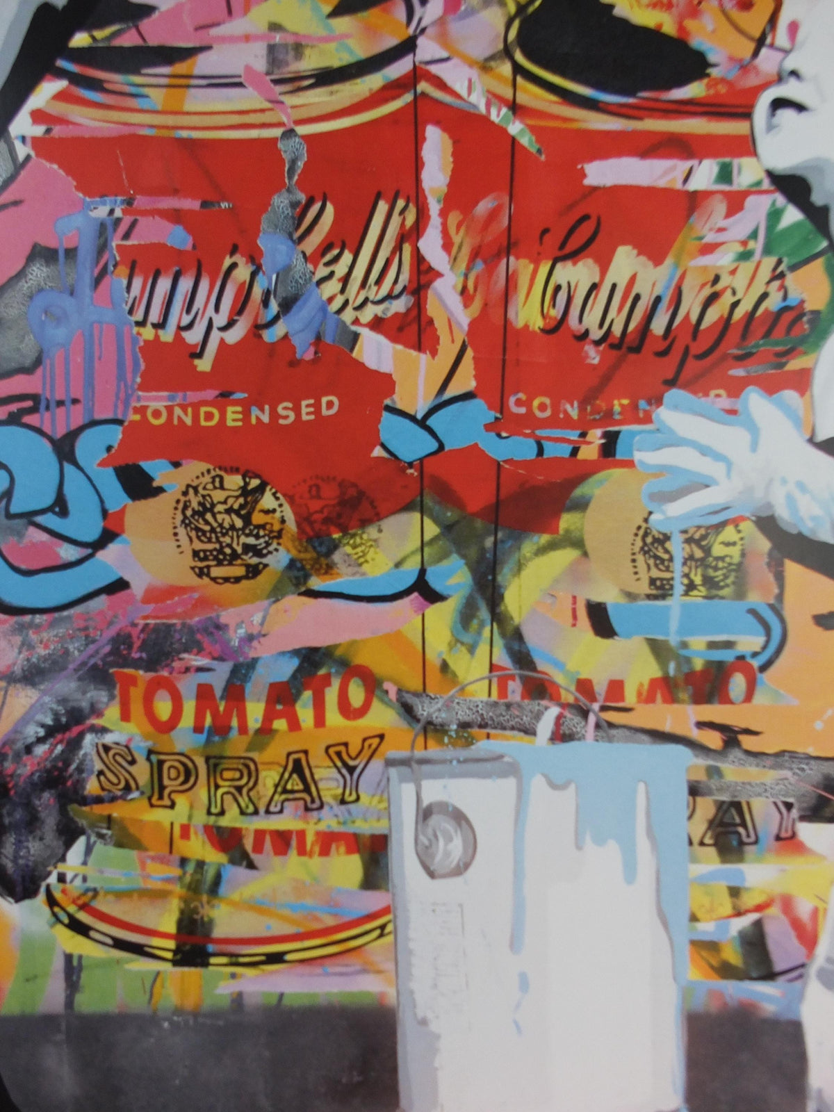 2012 Mr Brainwash Poster, Not Guilty, Policeman and baby with paint can, Keep it Real, Life is Beautiful, Pop Art exhibition, wall art decor