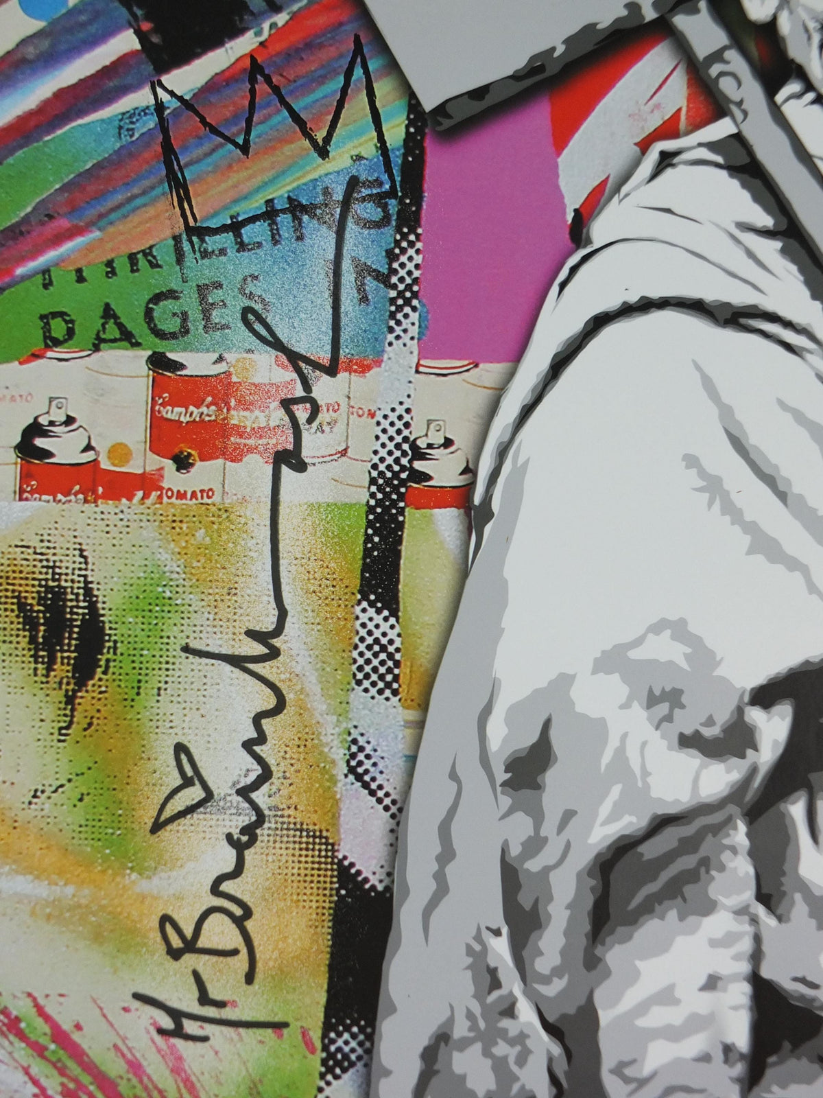 2012 Mr Brainwash Poster, Gandhi: Where There is Love, There is Life, Life is Beautiful, Pop Art exhibition, wall art decor