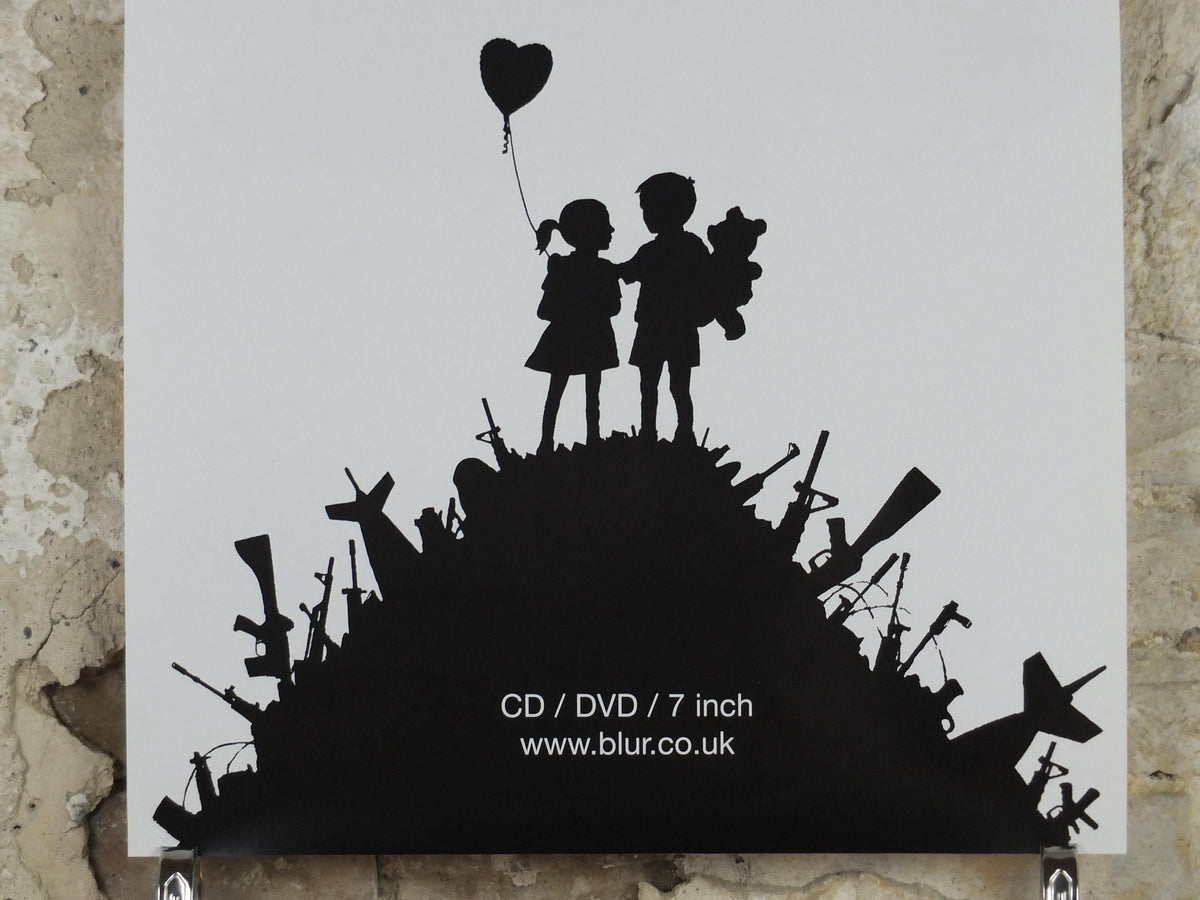 2003 Blur Poster, Good Song by Banksy, Think Tank, October 6 release, Britpop band, Damon Albarn, music wall art