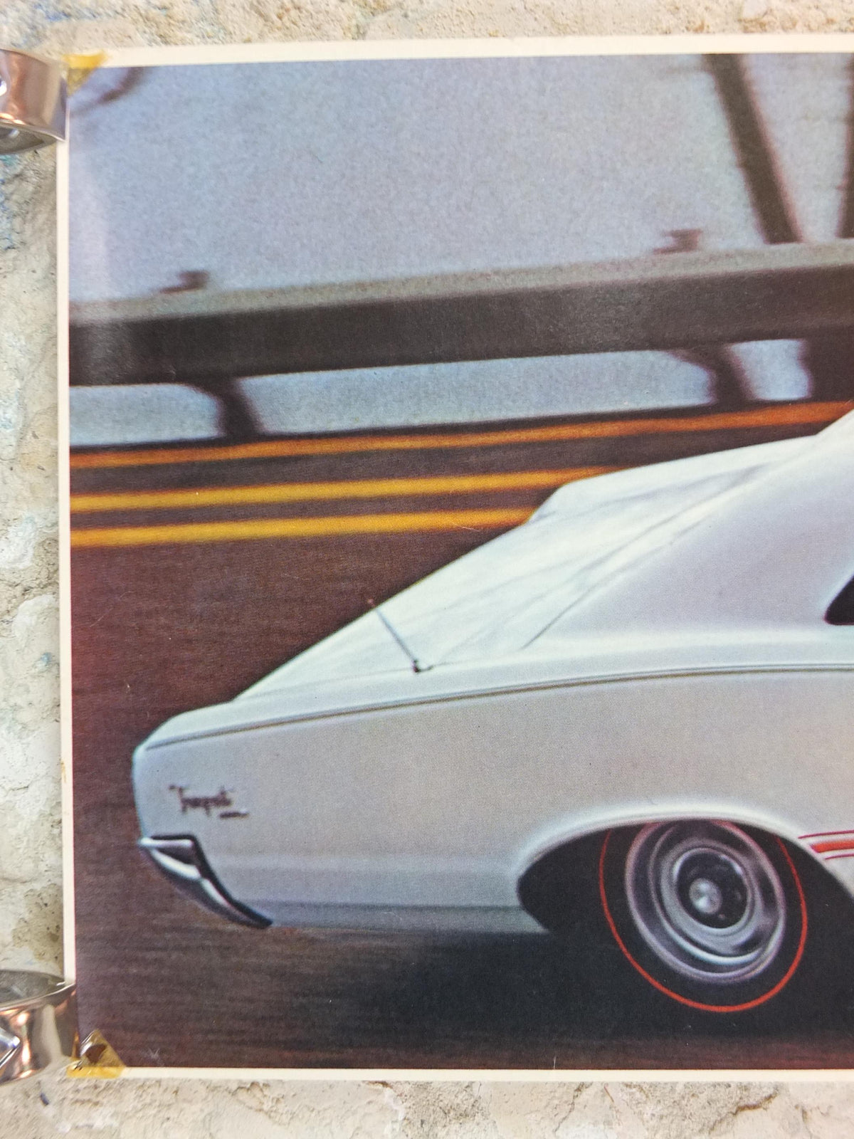 1966 Pontiac GTO Poster, the original American Muscle Car, 2+2 OHC-6, General Motors, GM, automobile and car wall art decor