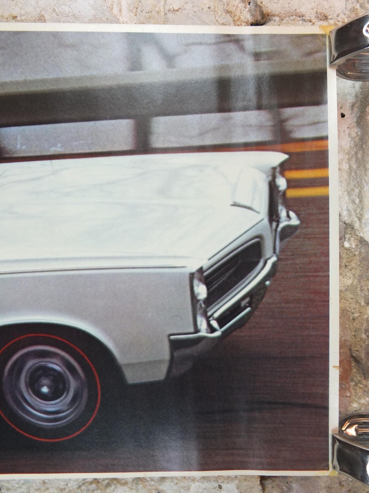 1966 Pontiac GTO Poster, the original American Muscle Car, 2+2 OHC-6, General Motors, GM, automobile and car wall art decor