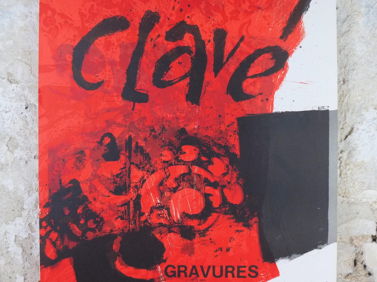 1972 Antoni Clavé Poster, Vision Nouvelle, Paris, France, Modernism Abstract Cubism Surrealism, gallery exhibition, wall art decor