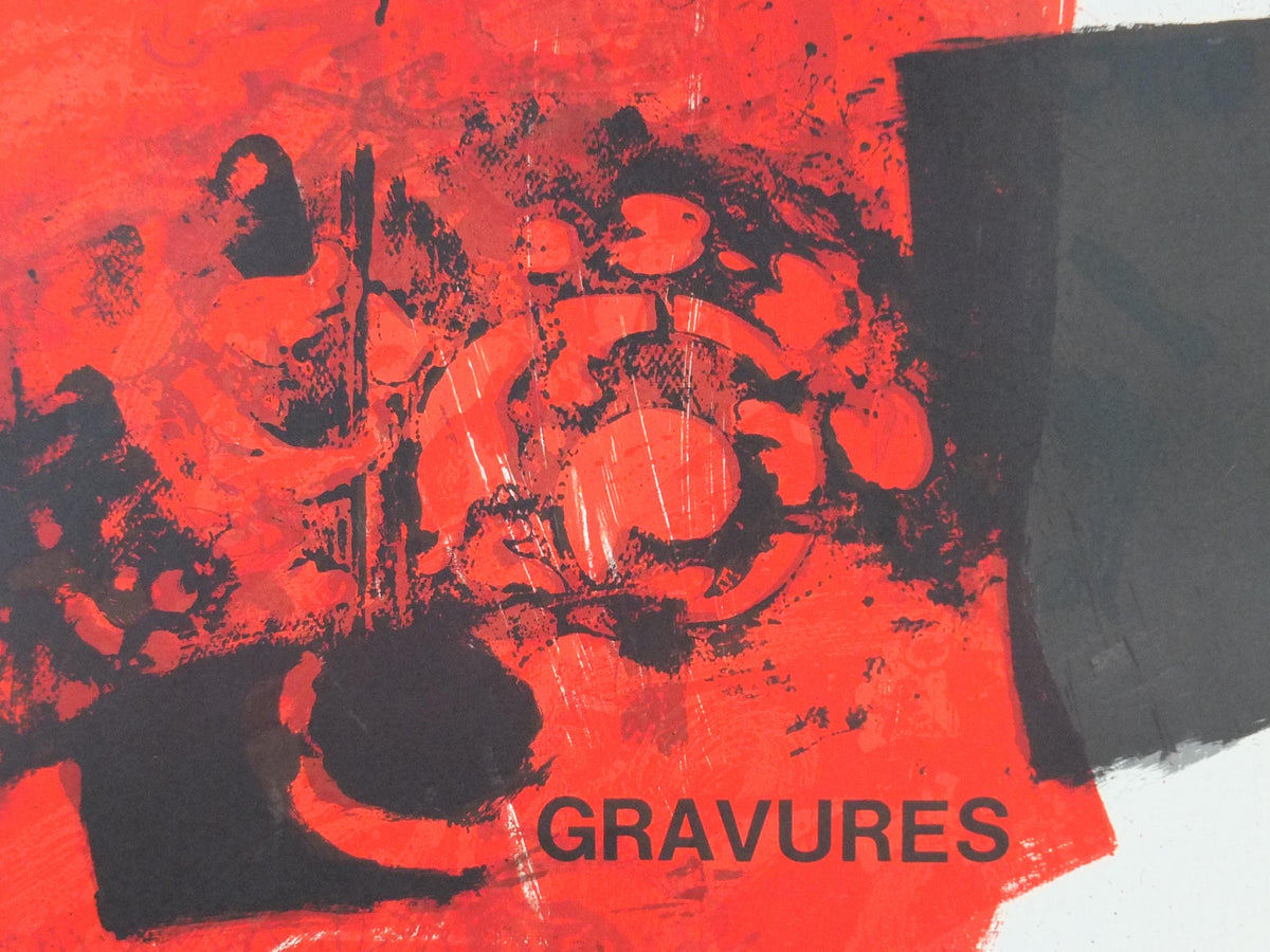 1972 Antoni Clavé Poster, Vision Nouvelle, Paris, France, Modernism Abstract Cubism Surrealism, gallery exhibition, wall art decor