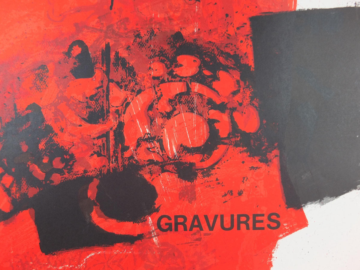 1972 Antoni Clavé Poster, Vision Nouvelle, Paris, France, Modernism Abstract Cubism Surrealism, gallery exhibition, wall art decor