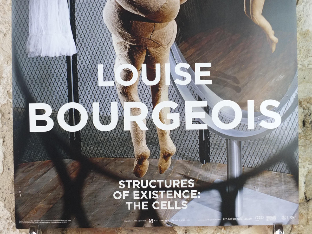 2016 Louise Bourgeois Poster, Cell XXVI 2003, Louisiana Museum of Modern Art, Sculpture Surrealism Feminism, retro wall art decor