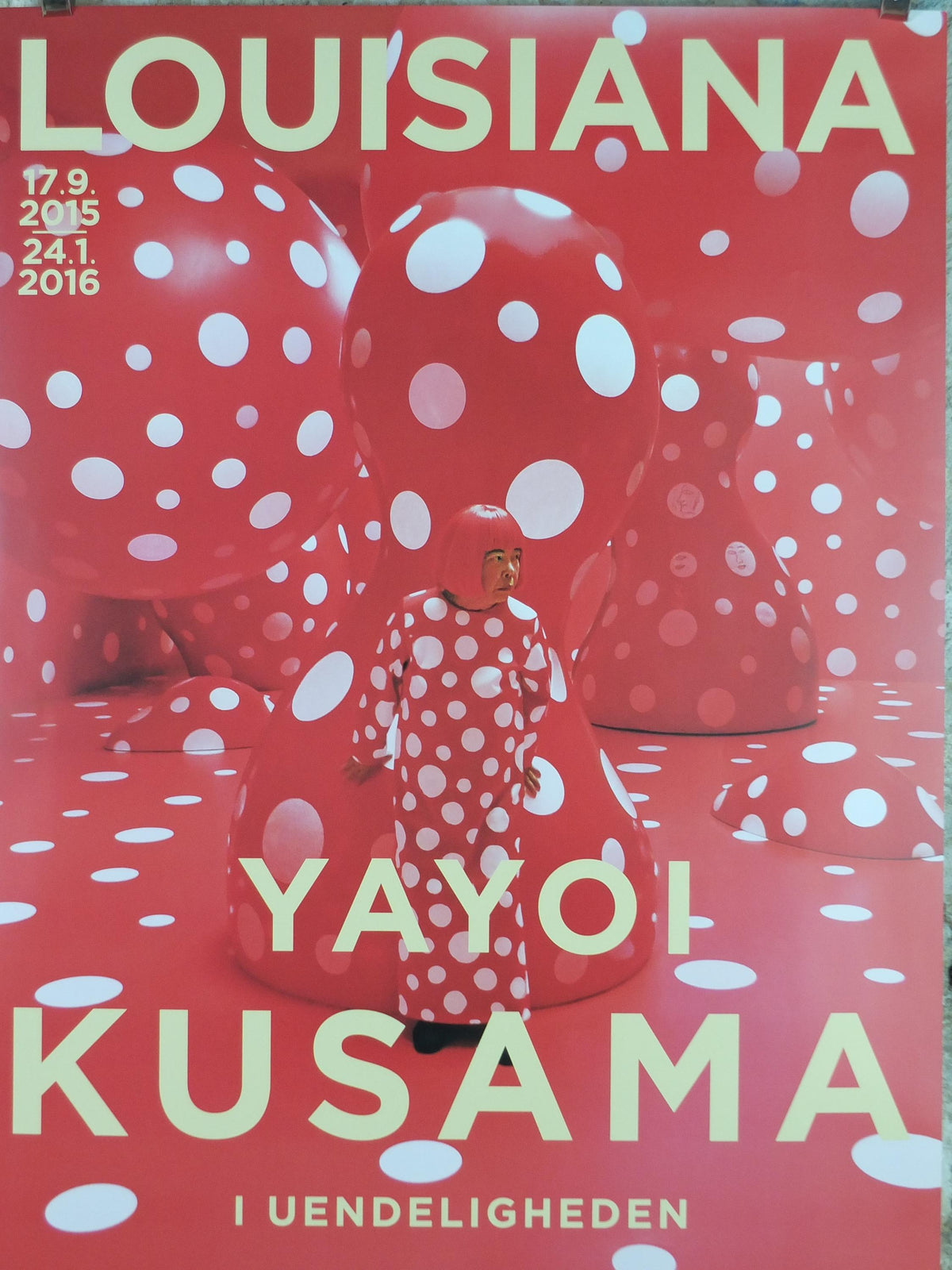 2016 Yayoi Kusama Poster, Guidepost to the New Space 2012, Louisiana Museum of Modern Art, Pop Art, Minimalism Feminism, wall art decor