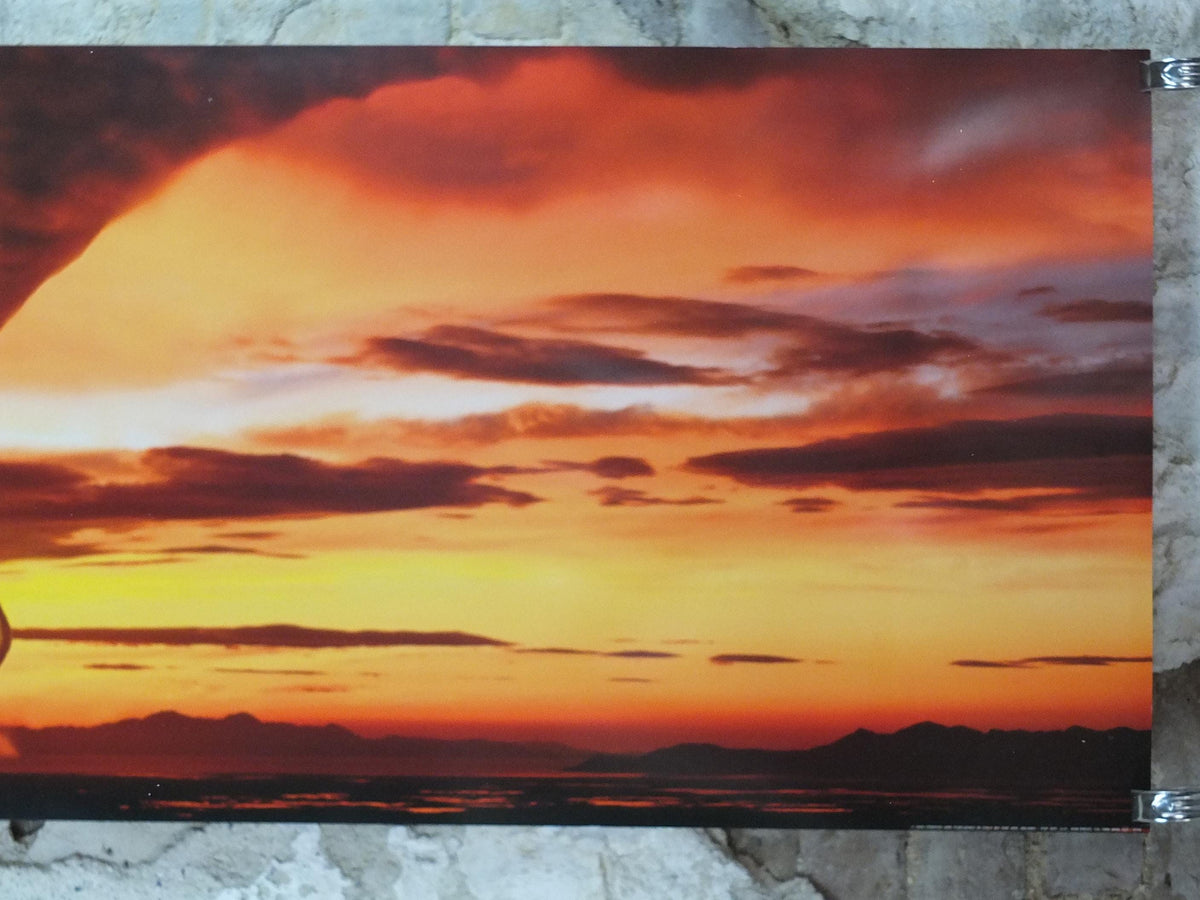 2005 Tornado at Sundown Poster, Laura Ronchi, sunset twister, a storm is coming, long poster, wall art decor