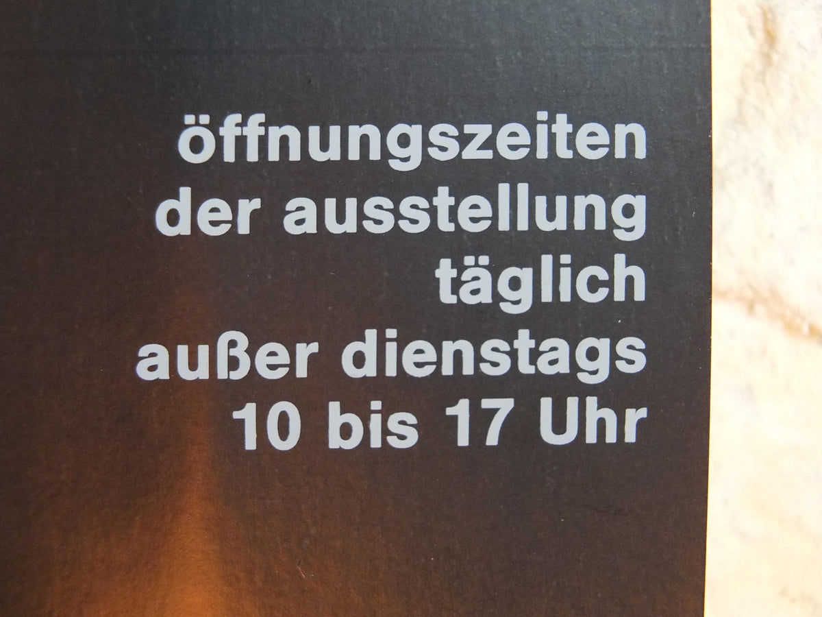1992 Bauhaus Poster, Nicolaus Ott & Bernard Stein, Design Museum fur Gestaltung, Berlin Art Deco Nouveau, gallery exhibition, wall art decor