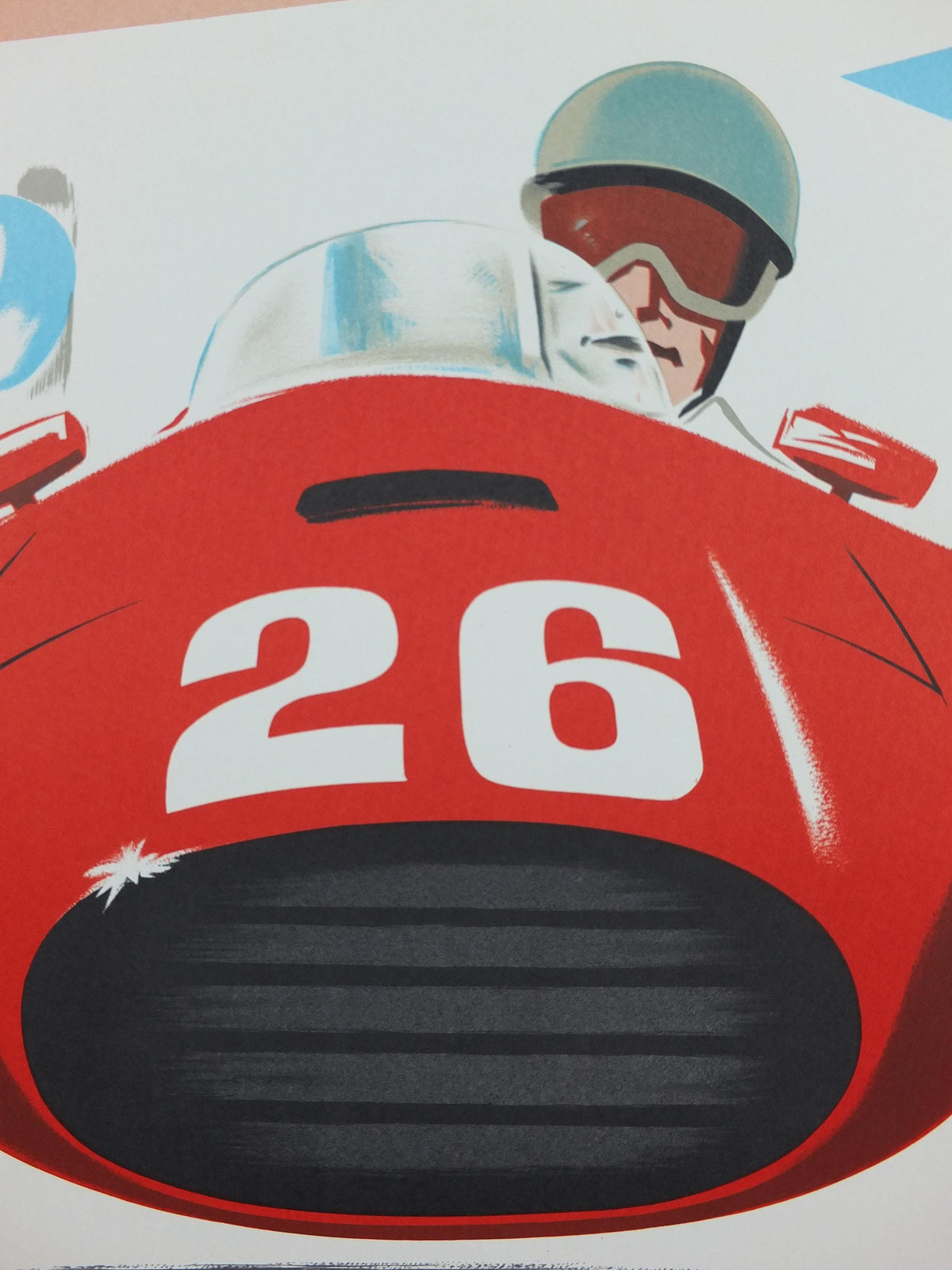 1957 Monaco Grand Prix Poster, by Jacques Ramel, 1985 re-edition from Automobile Club de Monaco, motor sport motorsport, wall art decor