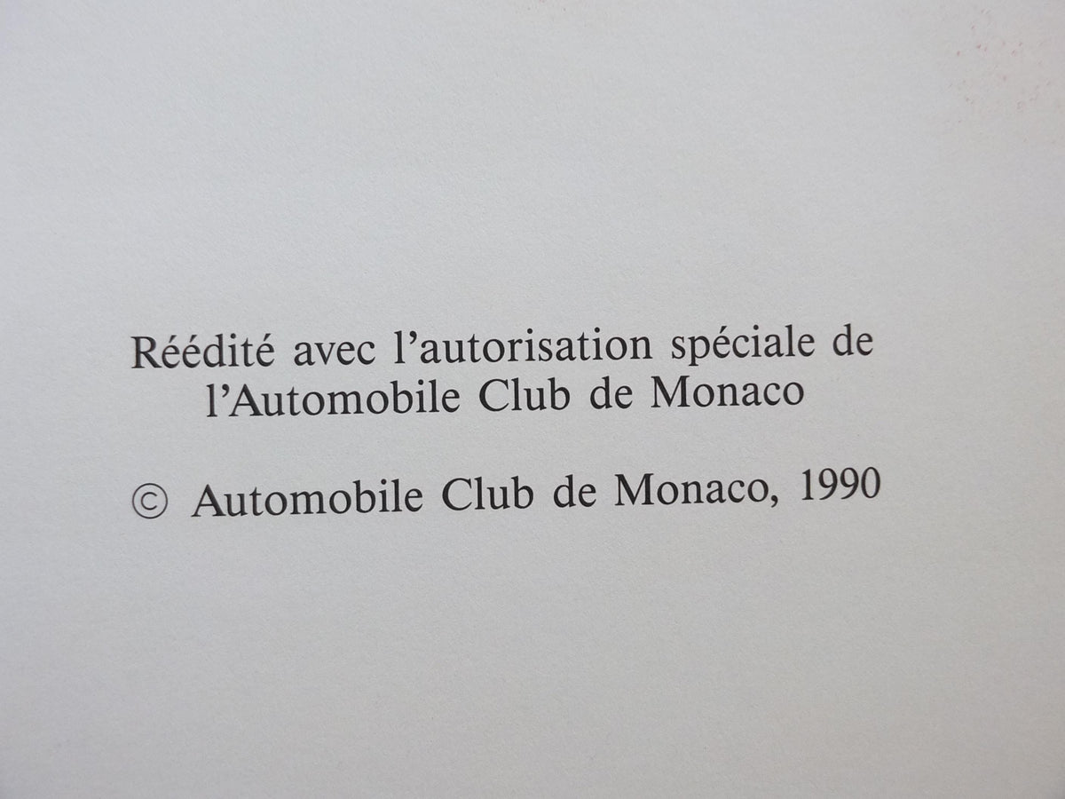 1977 Monaco Grand Prix Poster, by Roland Hugon, 1990 re-edition from Automobile Club de Monaco, motor sport motorsport, wall art decor