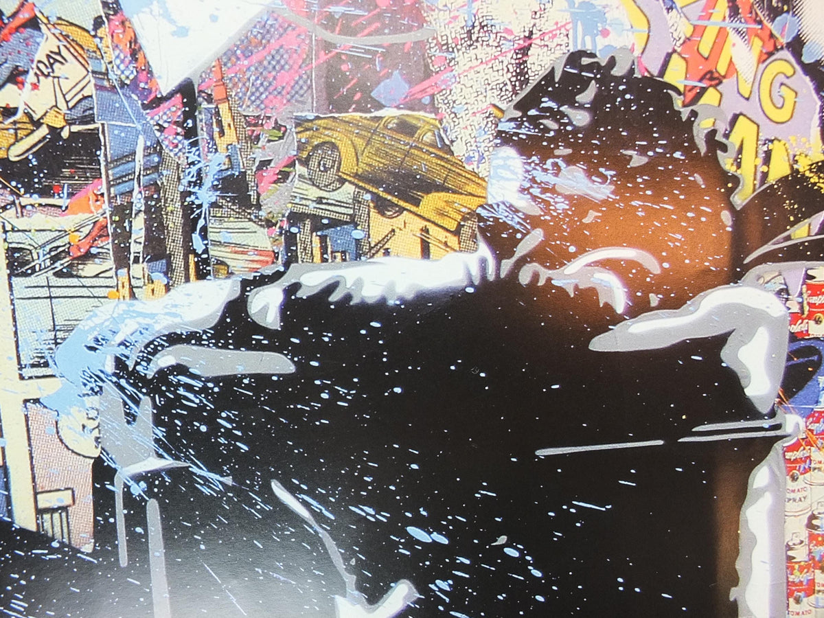 2012 Mr Brainwash Poster, Max Spray, Felix Campbell Soup Spray Can, Life is Beautiful, Pop Art gallery exhibition, wall art decor