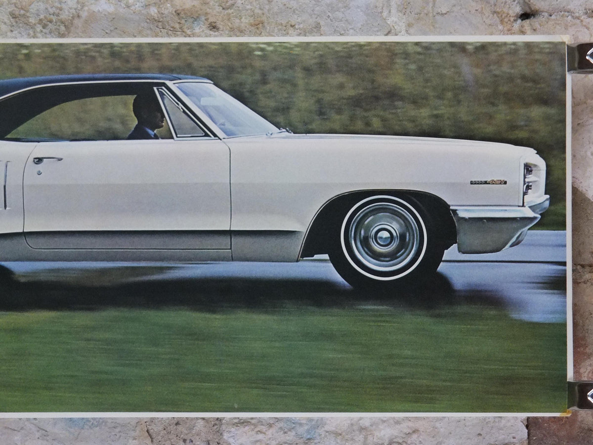 1966 Pontiac GTO Poster, the original American Muscle Car, 2+2 OHC-6, General Motors, GM, automobile and car wall art decor