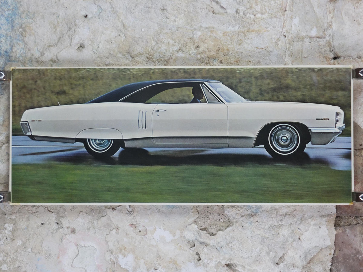 1966 Pontiac GTO Poster, the original American Muscle Car, 2+2 OHC-6, General Motors, GM, automobile and car wall art decor
