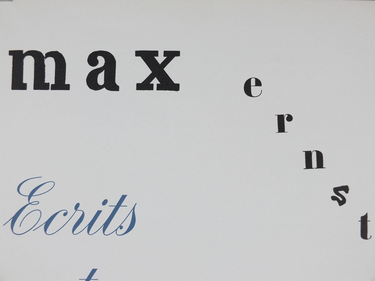 1964 Max Ernst Poster, Ecrits et oeuvre gravé, Writings and Engravings, dada expressionism, artist gallery exhibition wall art decor