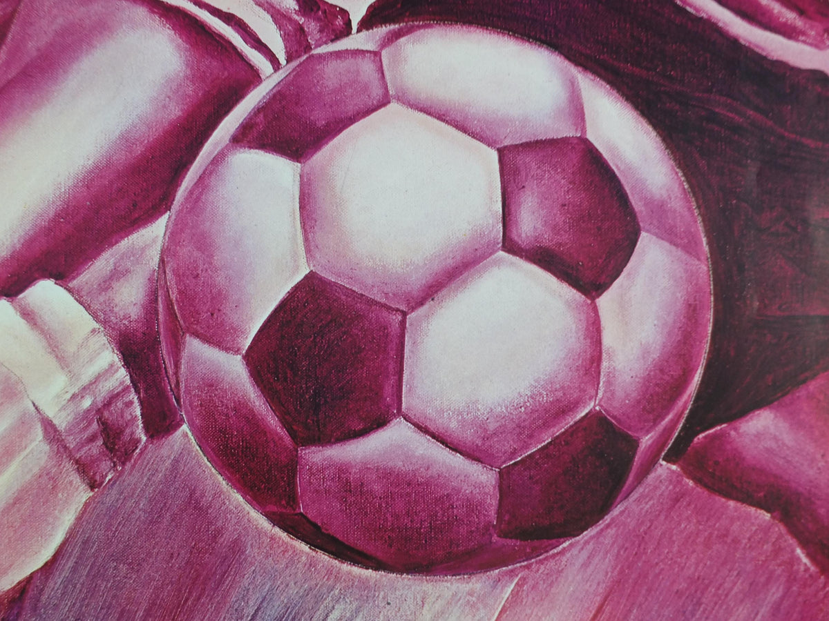 1982 World Cup Poster, Vigo 82 Espana, Copa del Mundo de futbol, Jacques Monory, football, soccer, original sport wall art decor
