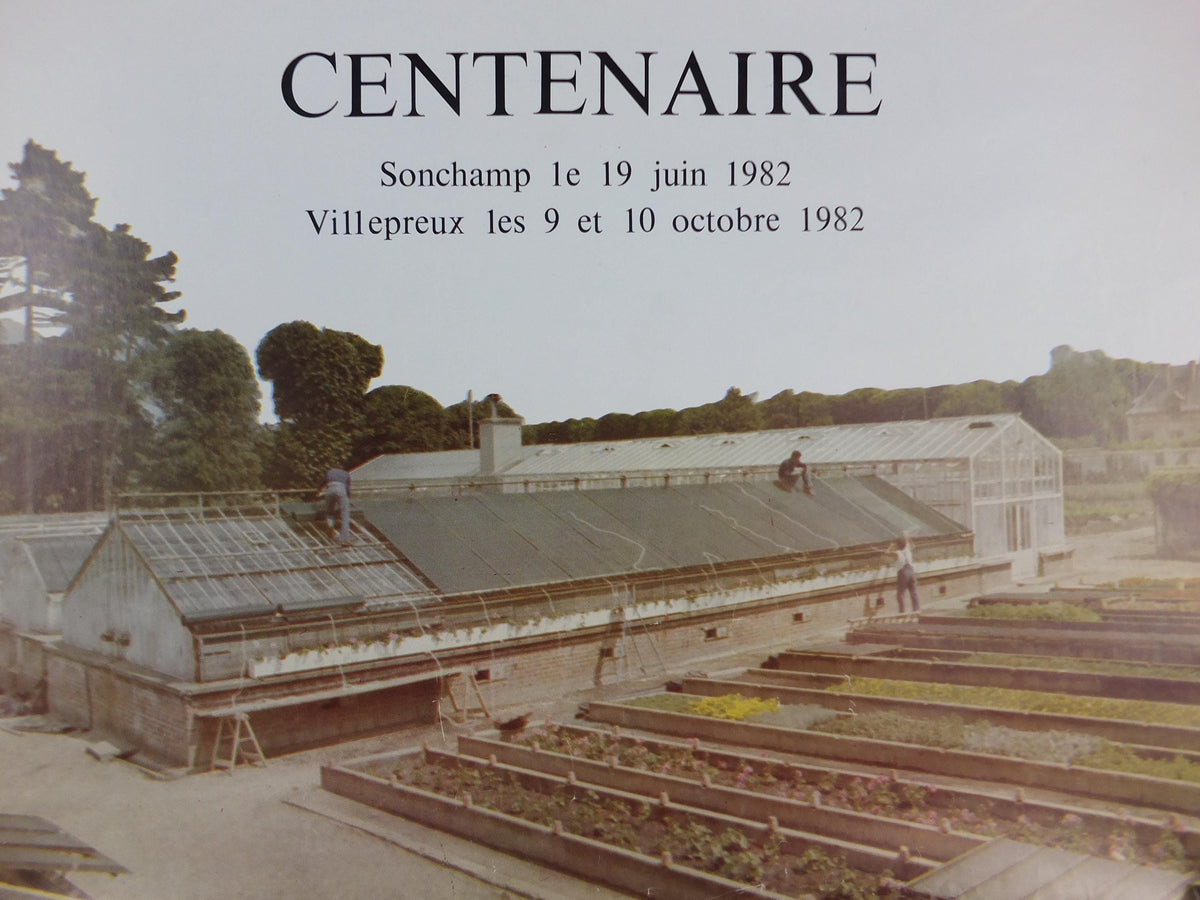 1982 Ecole le Notre Poster, ELN Villepreux Sonchamp, Horticulture, Garden botanical flora plants blooms, wall art decor
