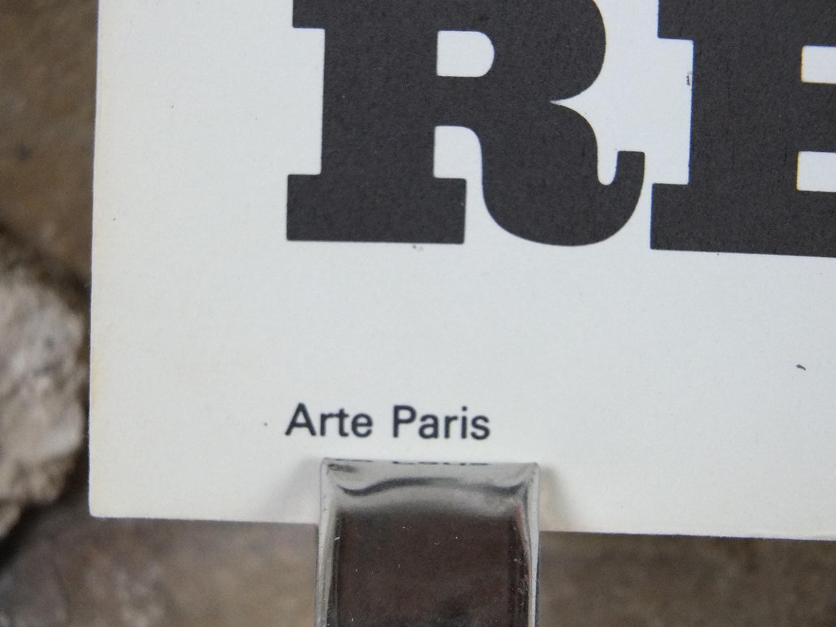1970s Paul Rebyerolle Poster, Coexistence, Galerie Maeght, New Figuration, Nouvelle Figuration, gallery exhibition wall art decor