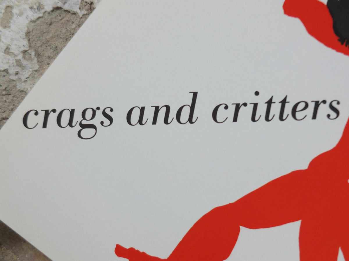1975 Alexander Calder Poster, Crags and Critters, Galerie Maeght Paris, Innovative Mobiles artist, gallery exhibition, wall art decor