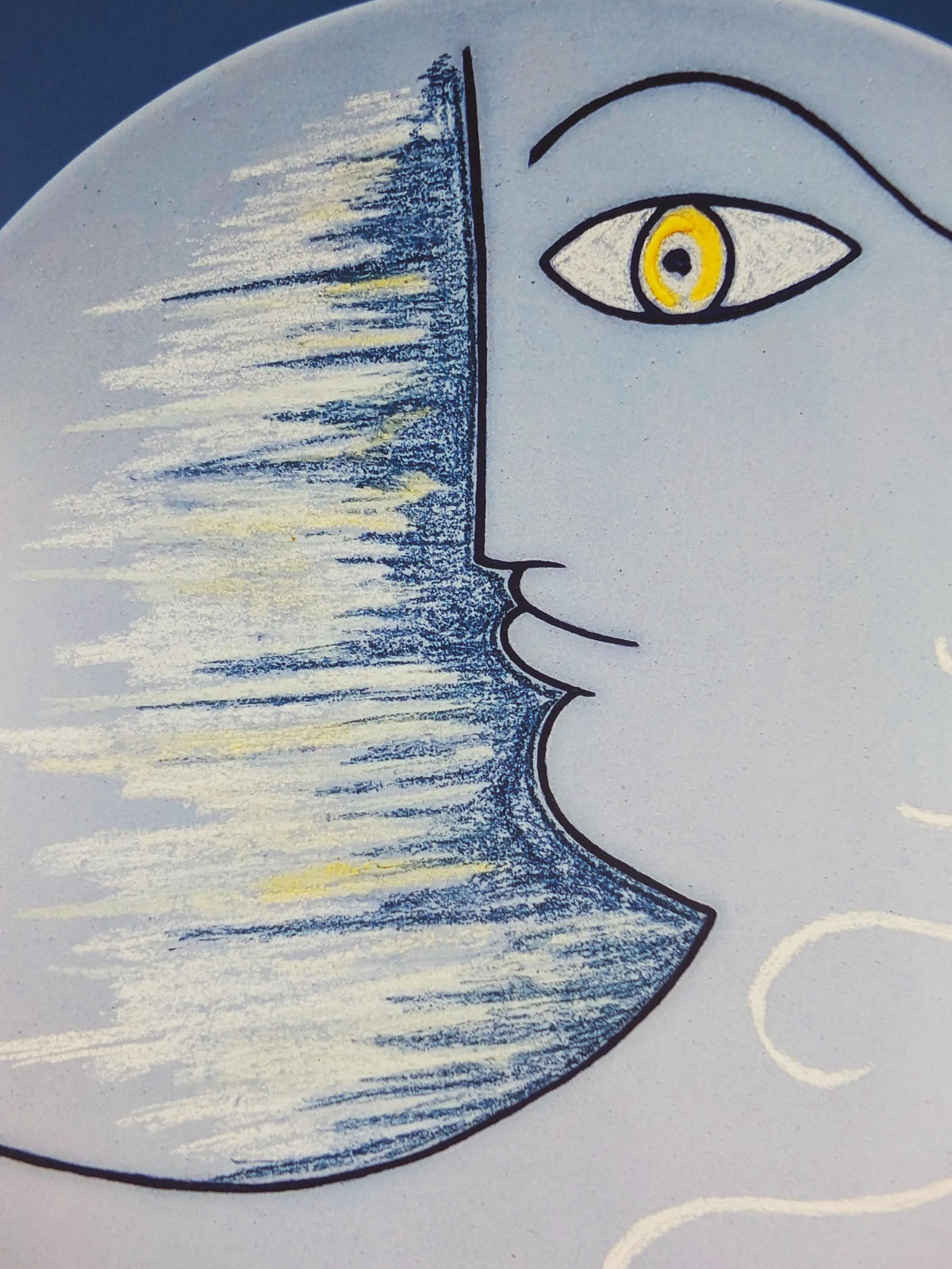 2025 Jean Cocteau Poster, L'Aube - The Dawn, Ceramics Place de Vosges Paris, surrealist avant-garde Dada, gallery exhibition wall art decor