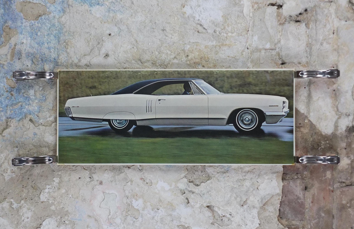 1966 Pontiac GTO Poster, the original American Muscle Car, 2+2 OHC-6, General Motors, GM, automobile and car wall art decor