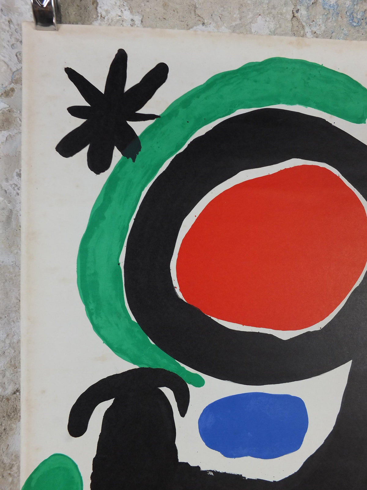 1978 Joan Miro Poster, from Galerie Maeght, Paris, Surrealism, Fauvism, expressionism, gallery exhibition wall art decor