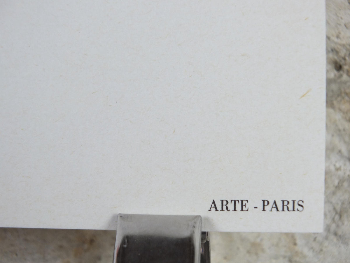 1975 Alexander Calder Poster, Crags and Critters, Galerie Maeght Paris, Innovative Mobiles artist, gallery exhibition, wall art decor