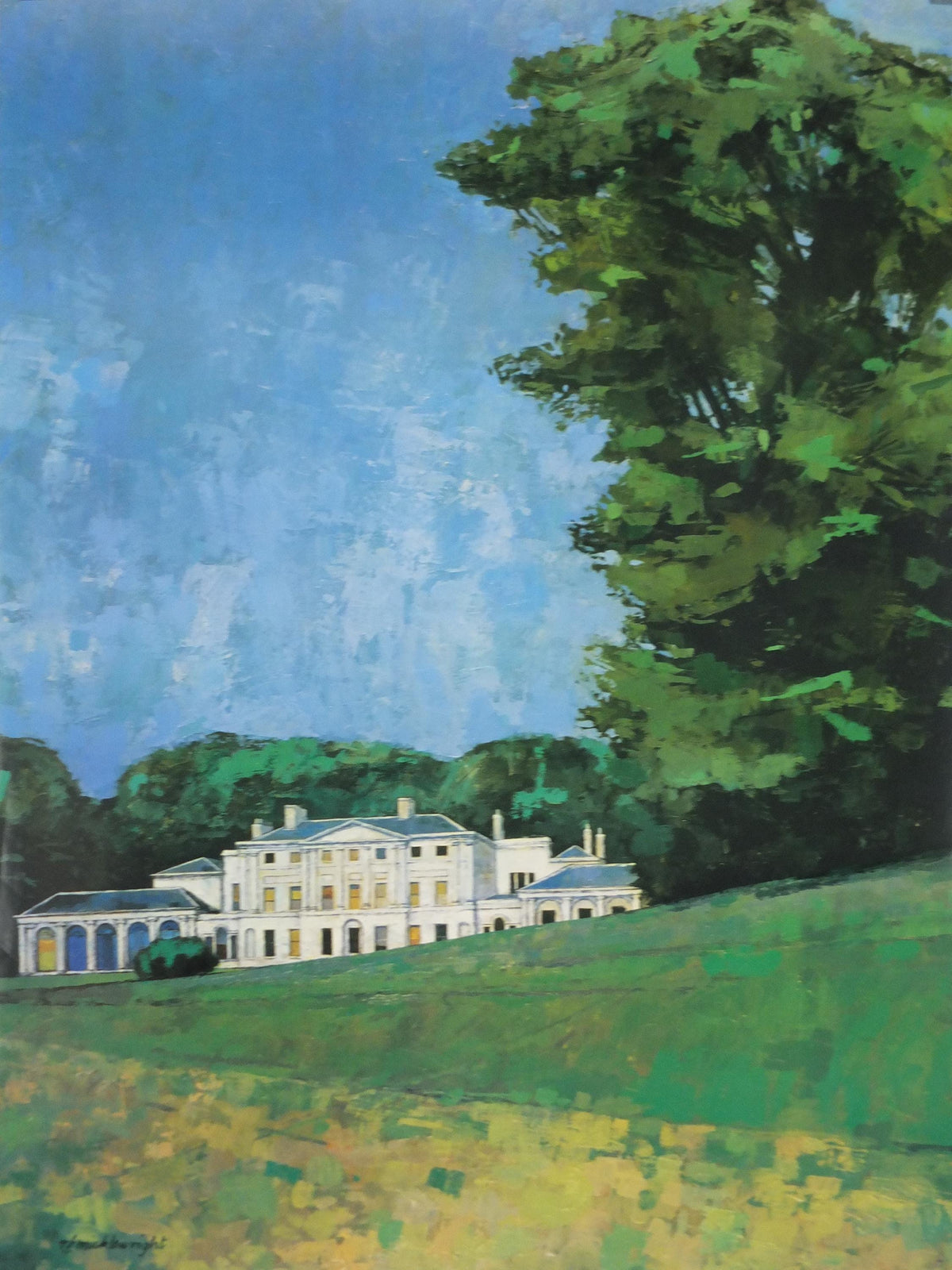 1975 Kenwood House Poster, London Underground, Hampstead Heath London, by Robert Flavell Micklewright, The Tube, travel wall art decor