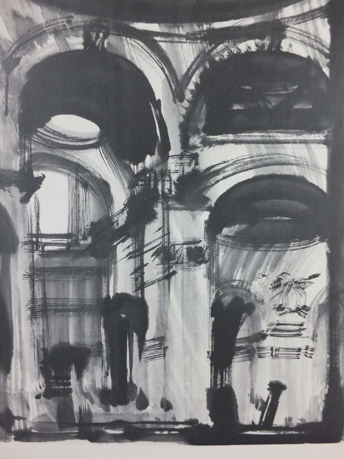 1965 St Pauls Cathedral Poster, London Underground, Gothic church, Great Fire, by Keith Critchlow, The Tube, travel history, wall art decor