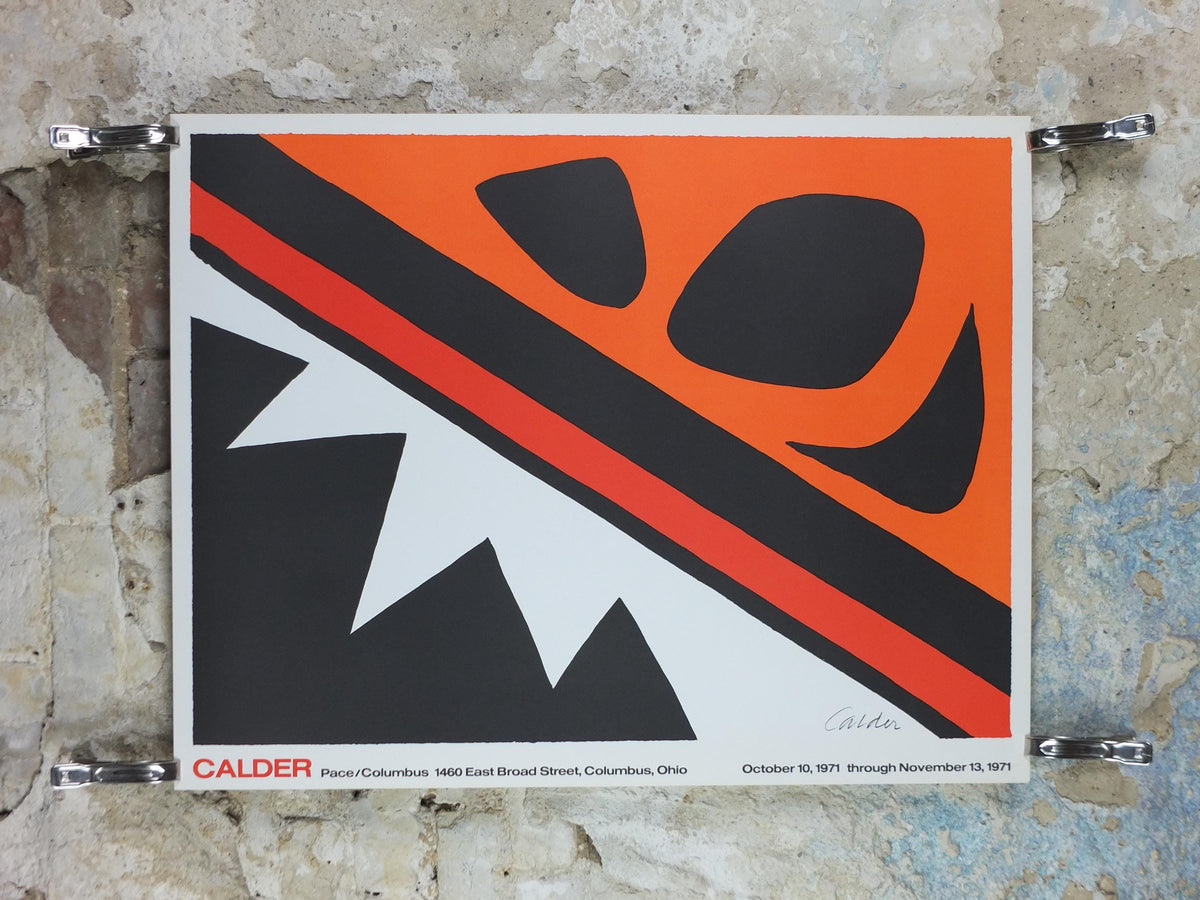 1971 Alexander Calder Poster, The Frog and the Sea, La Grenouille et La Scie, 1969, Innovative Mobiles artist, gallery wall art decor