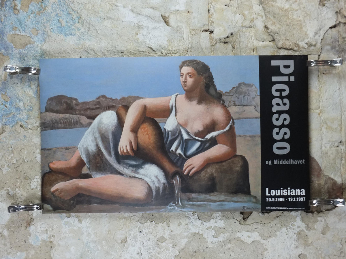 1996 Pablo Picasso Poster, The Source 1921, Louisiana Museum of Modern Art, Copenhagen, gallery exhibition, wall art decor