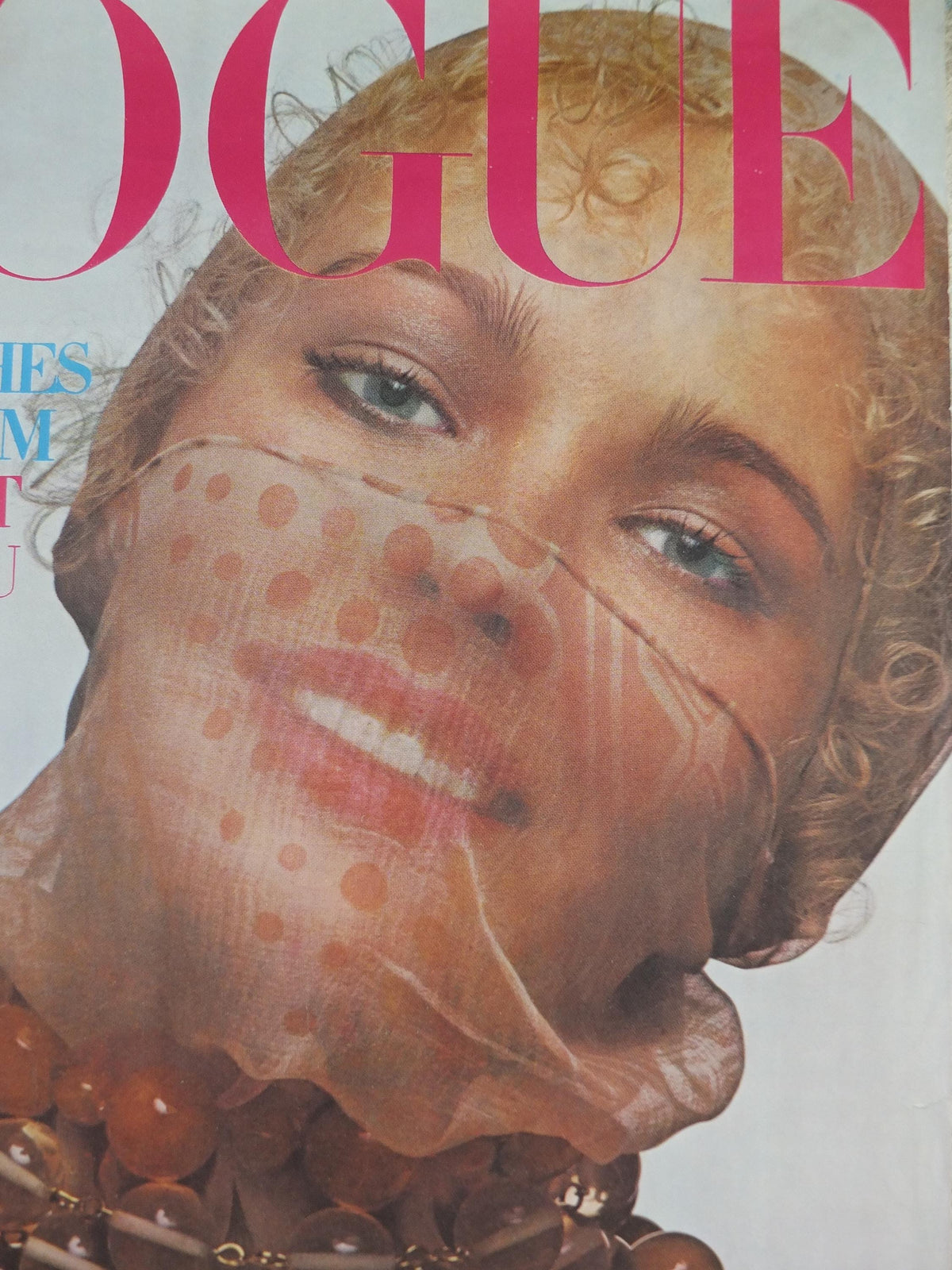 1970 Vogue Magazine Cover Poster, Maudie James, February 1970, British Vogue, Guy Bourdin, fashion Advertising wall art decor