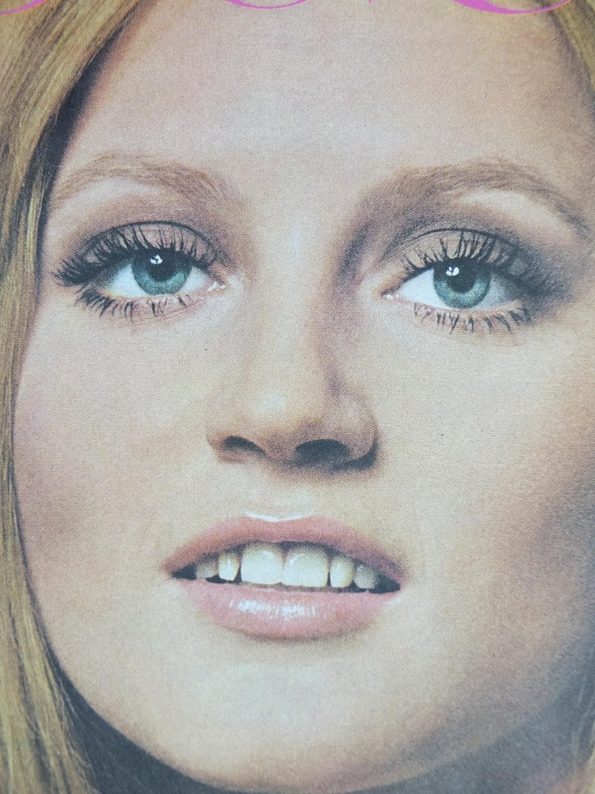 1969 Vogue Magazine Cover Poster, Ingrid Boulting, July 1969, British Vogue, David Bailey, fashion Advertising wall art decor
