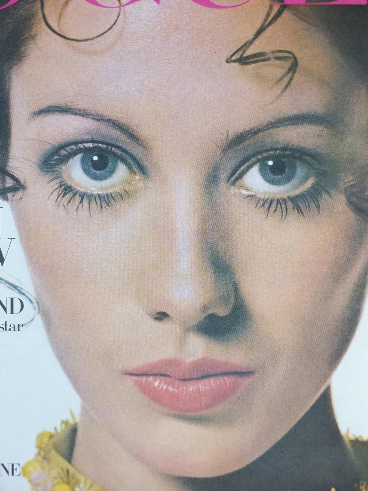1968 Vogue Magazine Cover Poster, Moyra Swan, November 1968, British Vogue, David Bailey, fashion Advertising wall art decor
