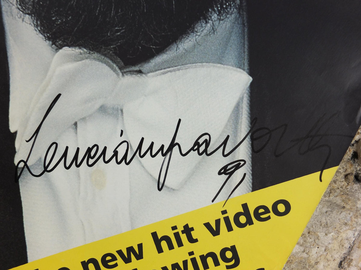 1991 Signed Pavarotti in the Park Poster, Hyde Park London, Luciano Pavarotti, classical concert opera music, wall art decor