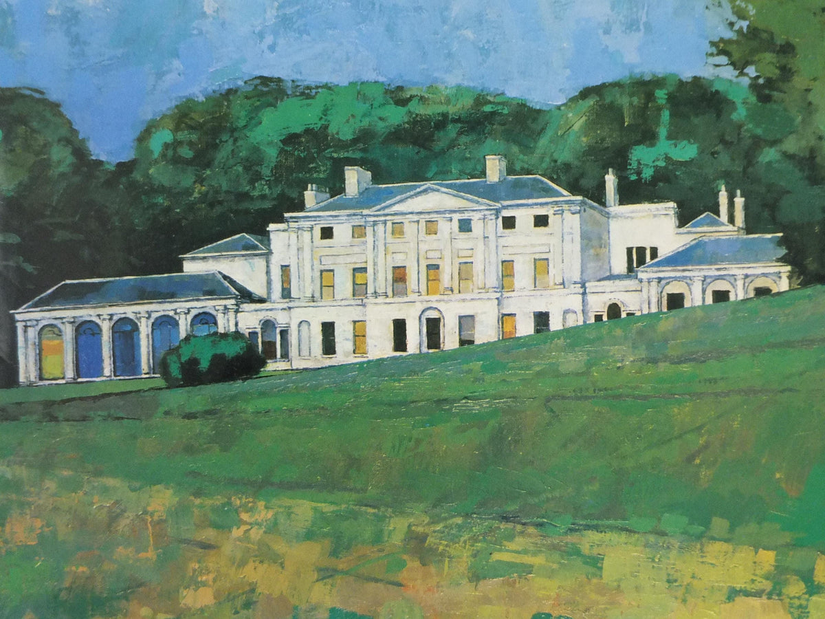 1975 Kenwood House Poster, London Underground, Hampstead Heath London, by Robert Flavell Micklewright, The Tube, travel wall art decor