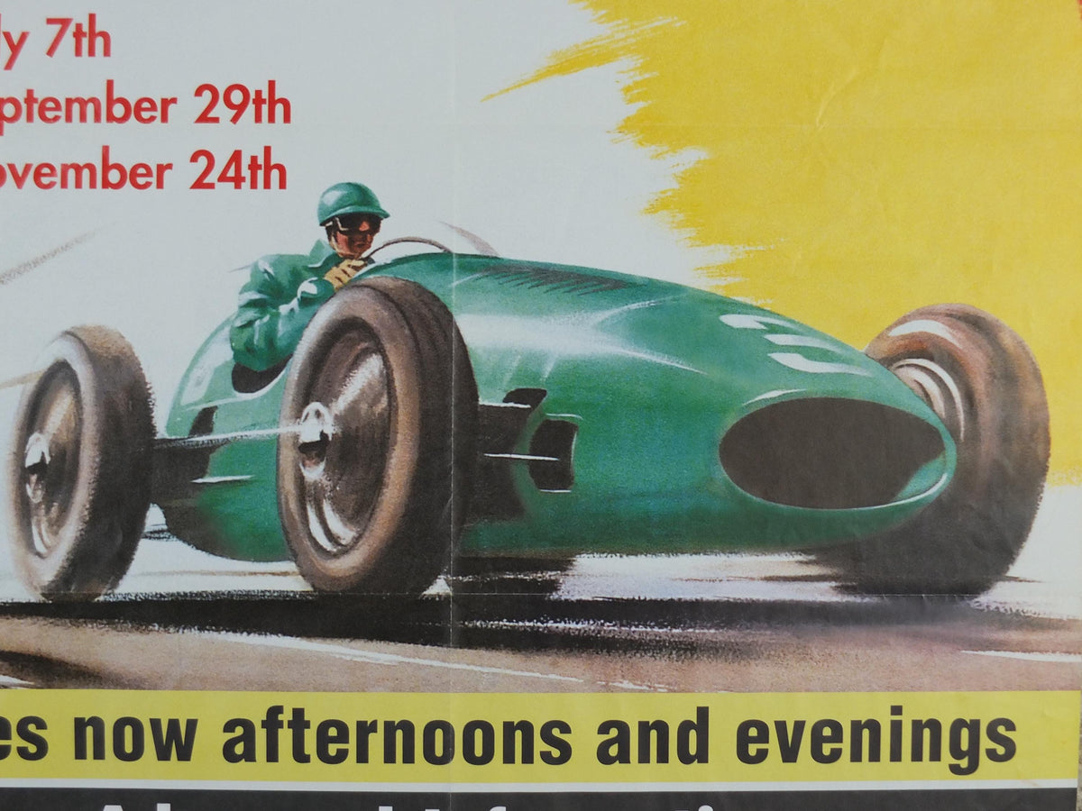 1980s Sothebys International Car Auction Poster, car auction advertising, Sotheby's London, retro sports car wall art decor