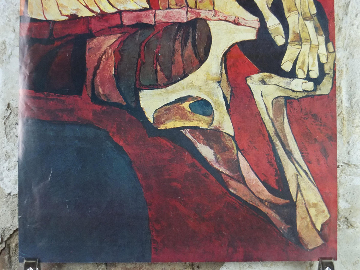 1986 Amnesty International Poster, by Oswaldo Guayasamín, 25th Anniversary, Human Rights, wall art decor